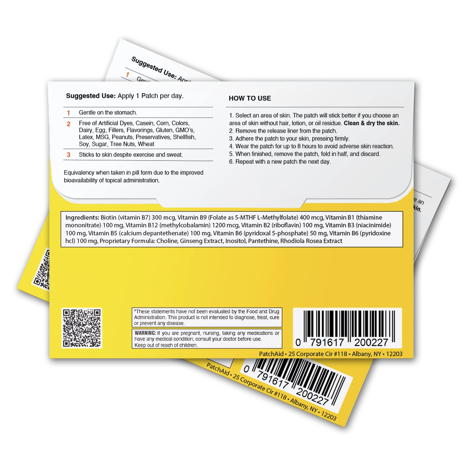 Gastric Band Premium Health Vitamin Patch Pack by PatchAid - Image 3