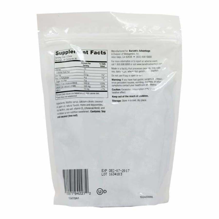 Bariatric Advantage Calcium Citrate Chewy Bites 500mg - Image 12