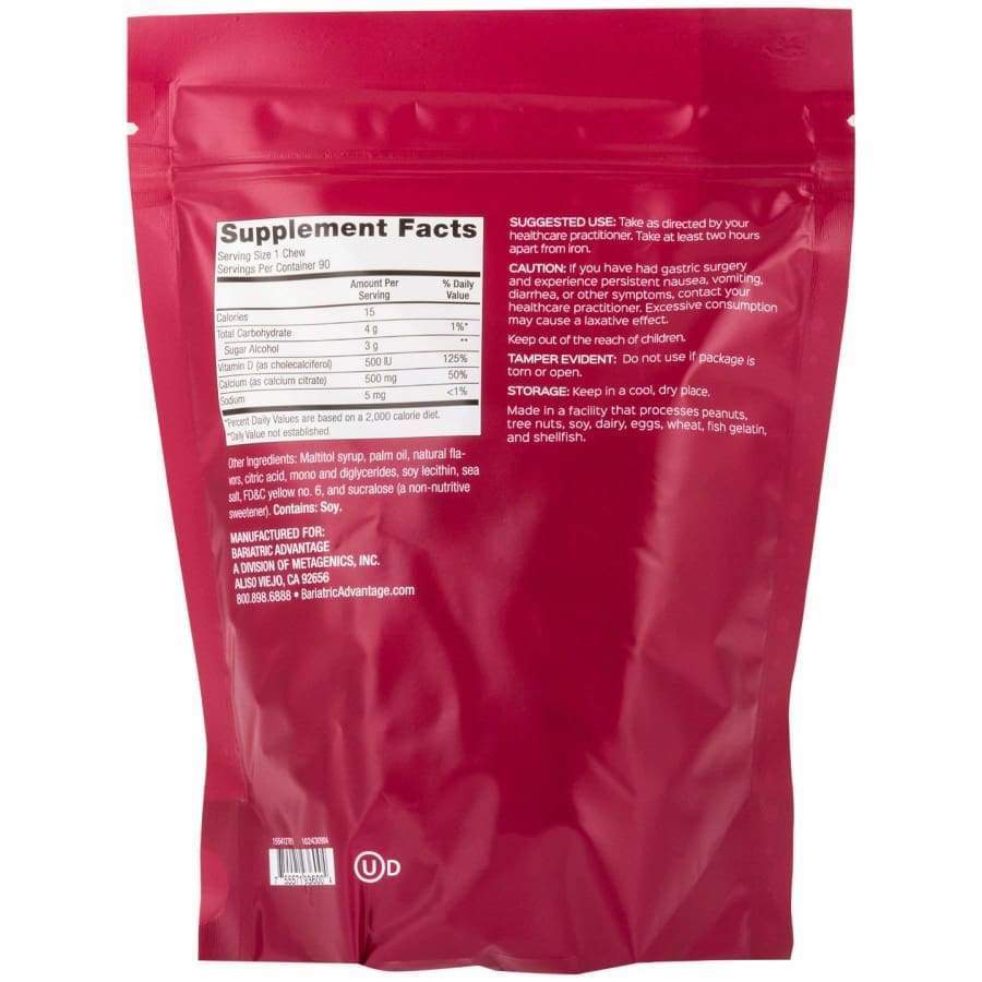 Bariatric Advantage Calcium Citrate Chewy Bites 500mg - Image 18