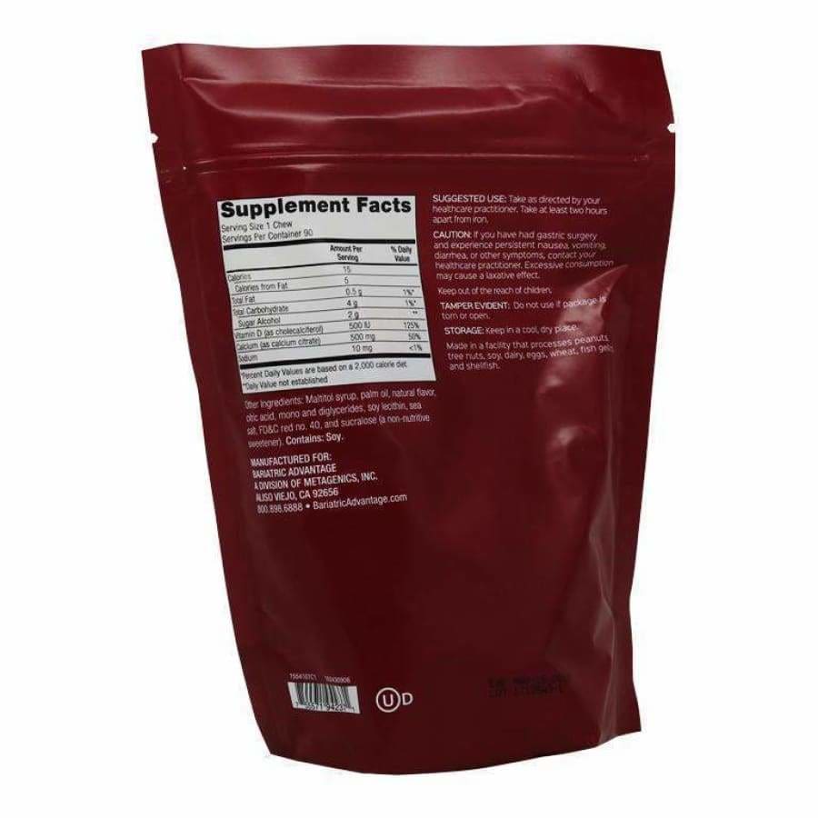 Bariatric Advantage Calcium Citrate Chewy Bites 500mg - Image 8
