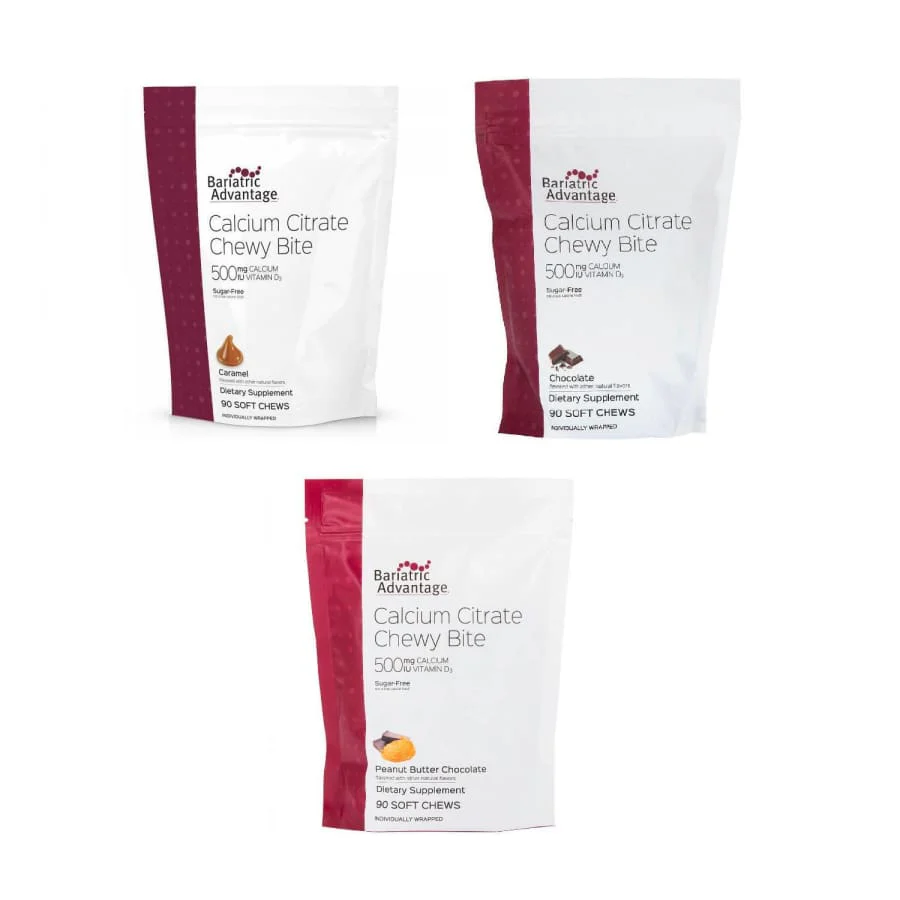Bariatric Advantage Calcium Citrate Chewy Bites 500mg - Variety Packs - Image 3