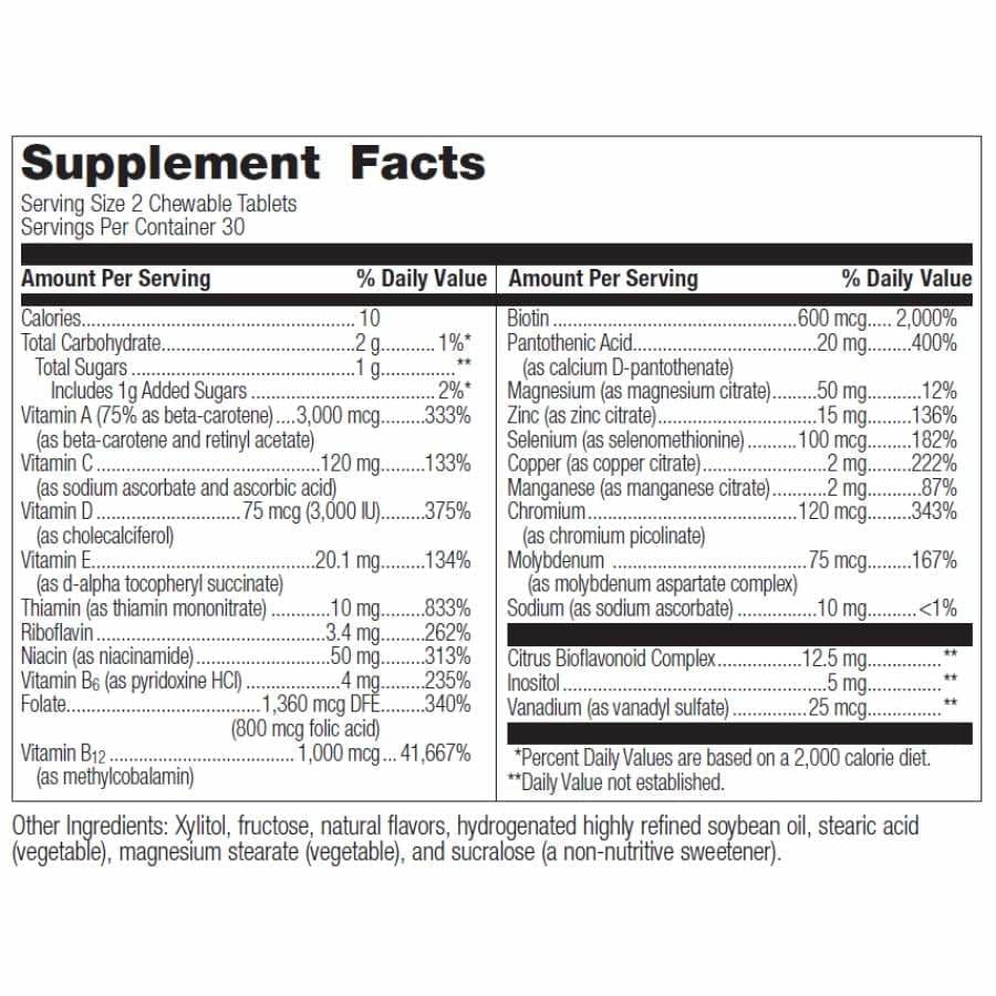 Bariatric Advantage Chewable Essential Multivitamin without Iron - Image 14