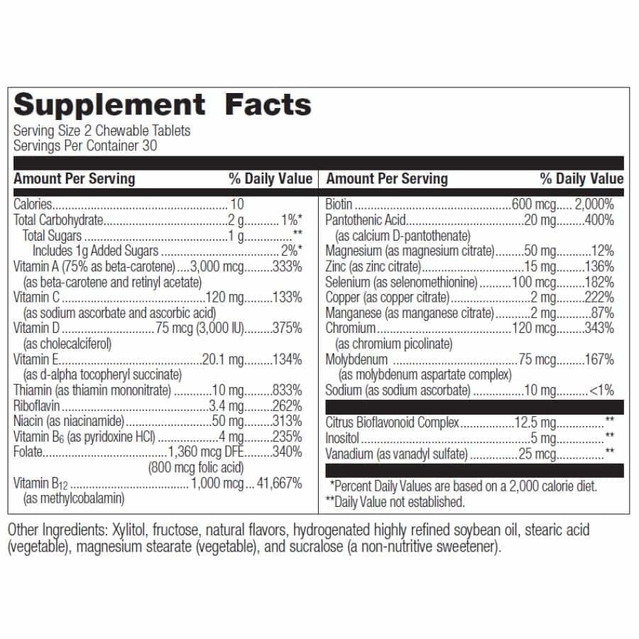 Bariatric Advantage Chewable Essential Multivitamin without Iron - Image 15