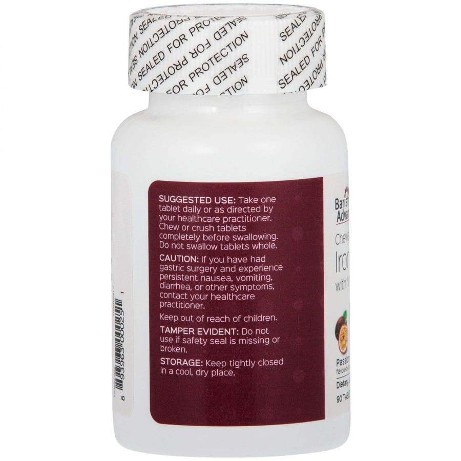 Bariatric Advantage Chewable Iron (29mg) with Vitamin C - Passion Fruit - Image 4