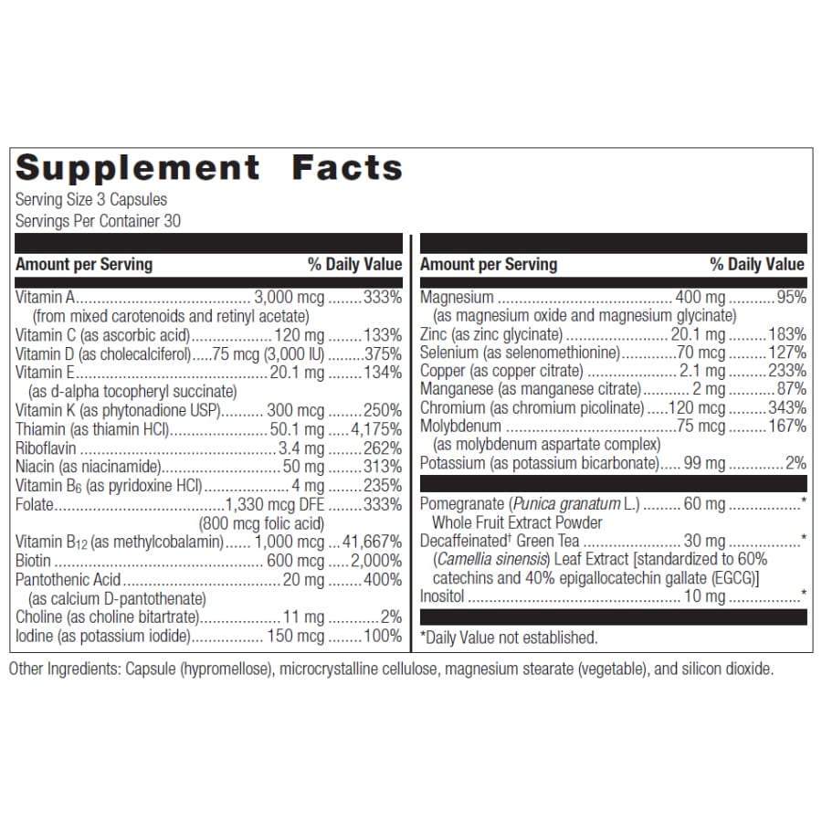 Bariatric Advantage Ultra Multivitamin Formula Capsules - Iron Free - Image 6