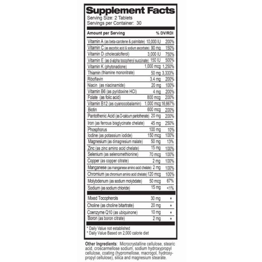 Bariatric Complete All-in-One Non-Chewable Multivitamin 60ct - Image 2