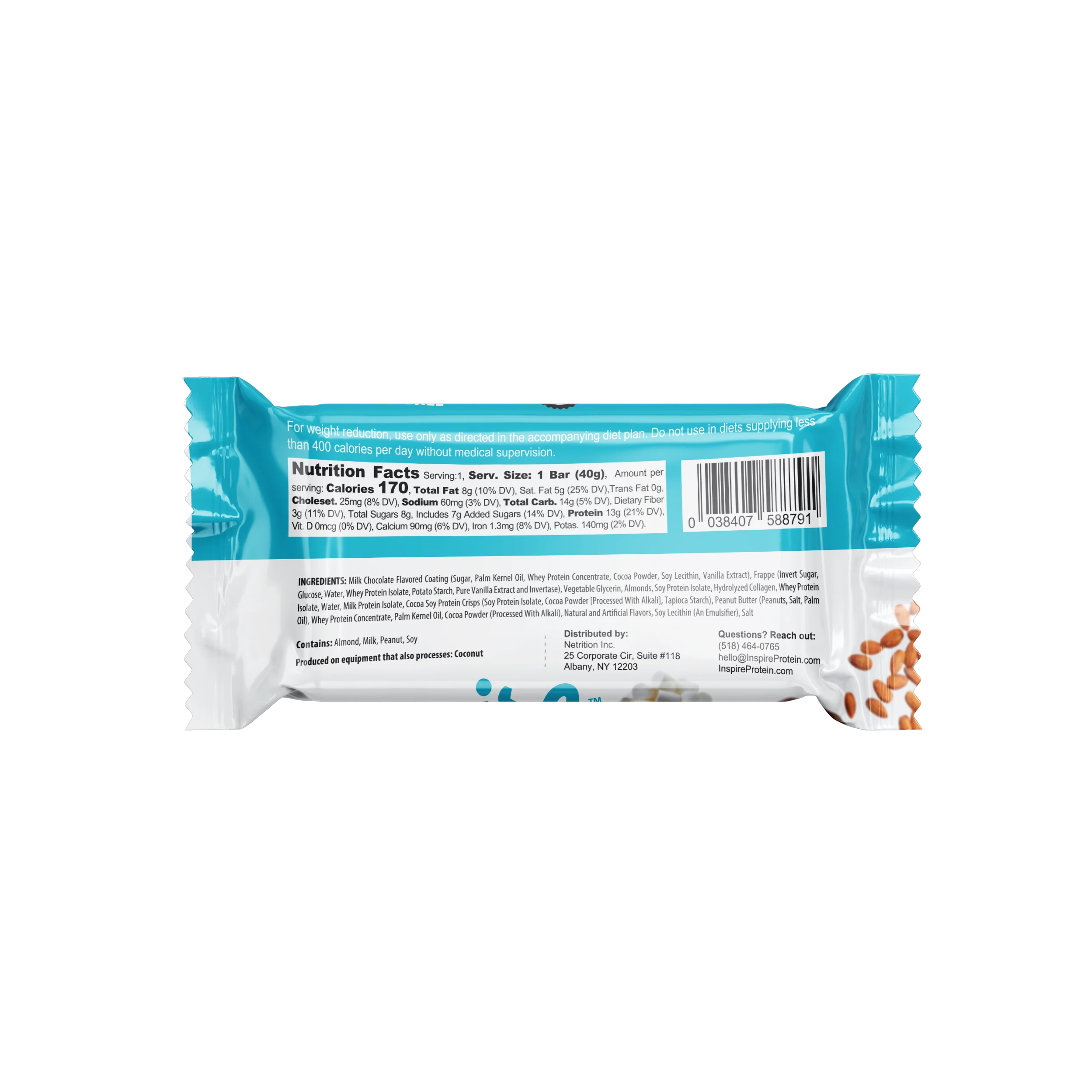 Inspire High Protein Bars by Bariatric Eating- Rocky Road - Image 5