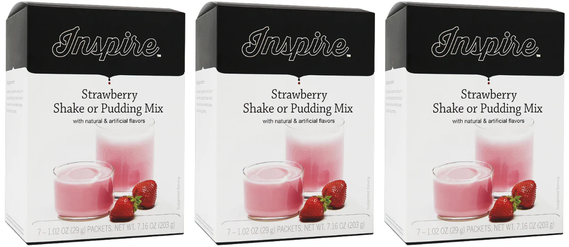 Inspire 15g Protein Shake or Pudding by Bariatric Eating - Strawberry - Image 4