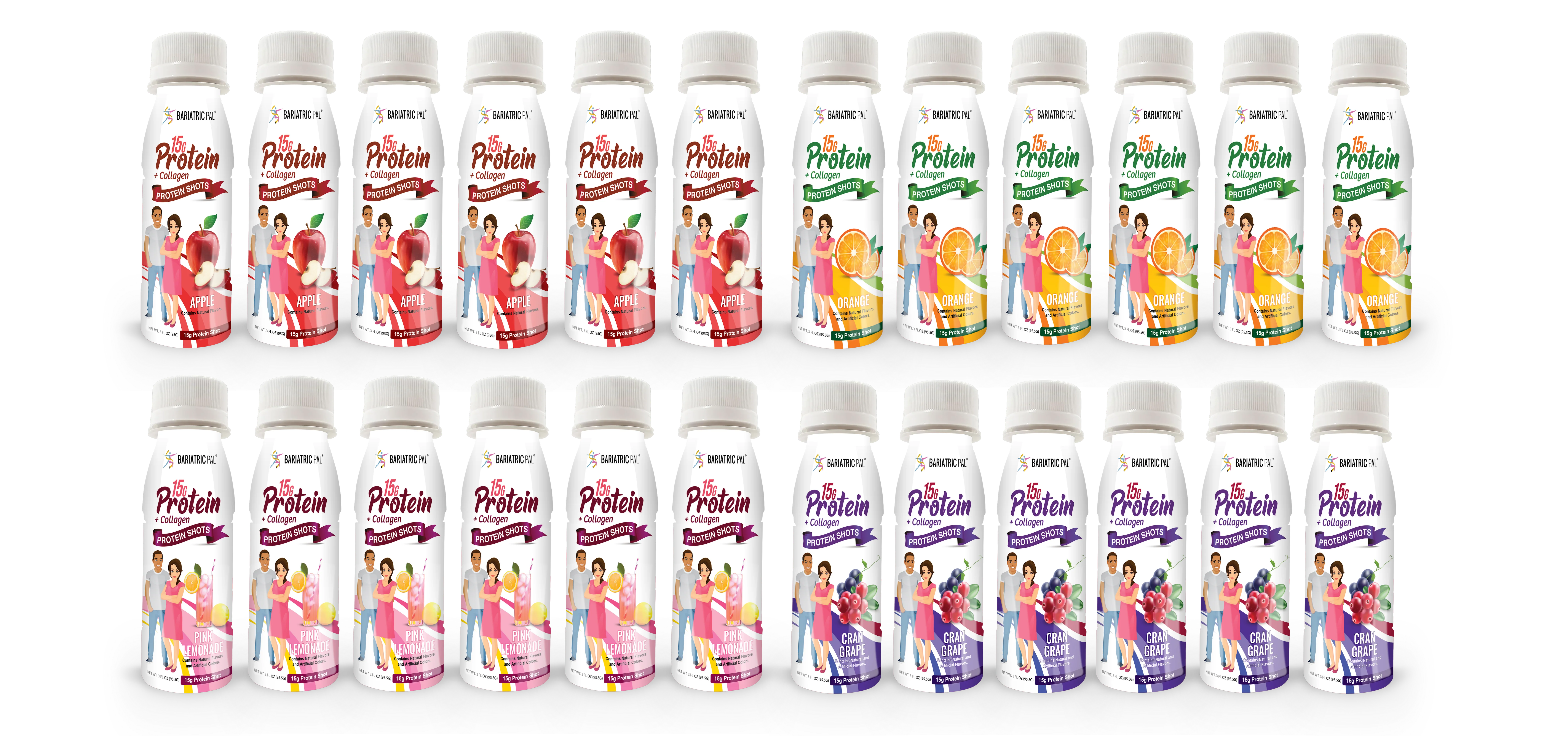 BariatricPal 15g Whey & Collagen Complete Protein Shots - Variety Packs - Image 3