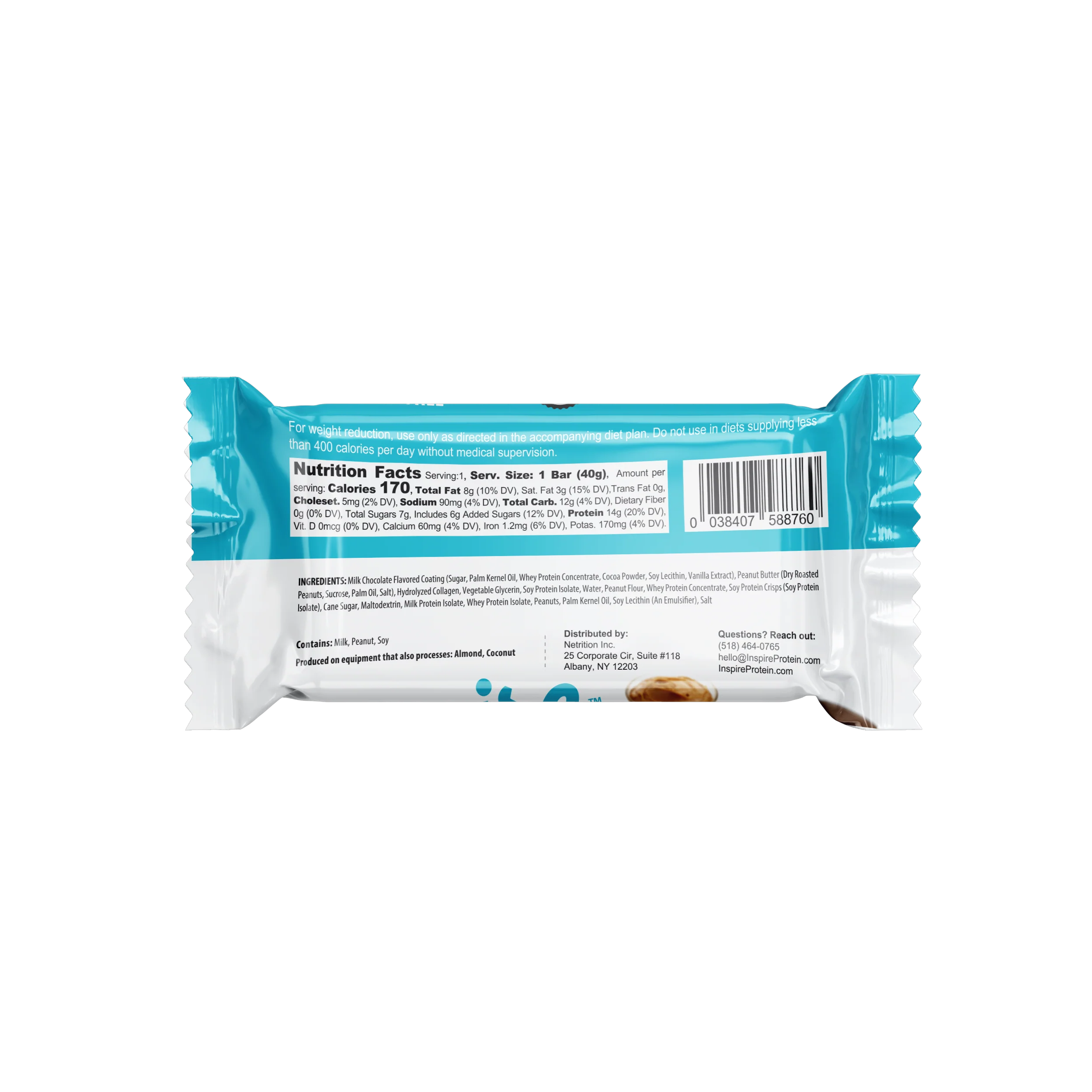 Inspire High Protein Bars by Bariatric Eating - Peanut Butter - Image 5