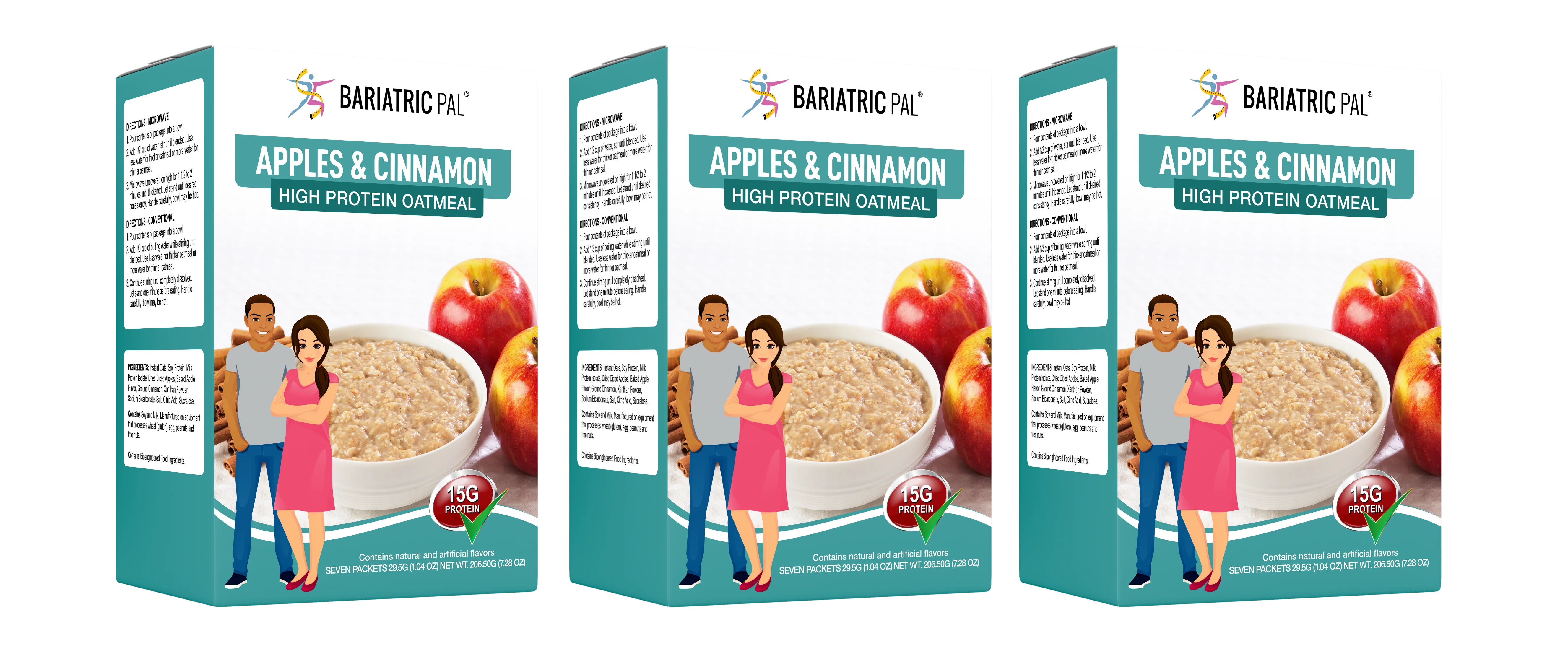 BariatricPal Hot Protein Breakfast - Apple Cinnamon Oatmeal - Image 5