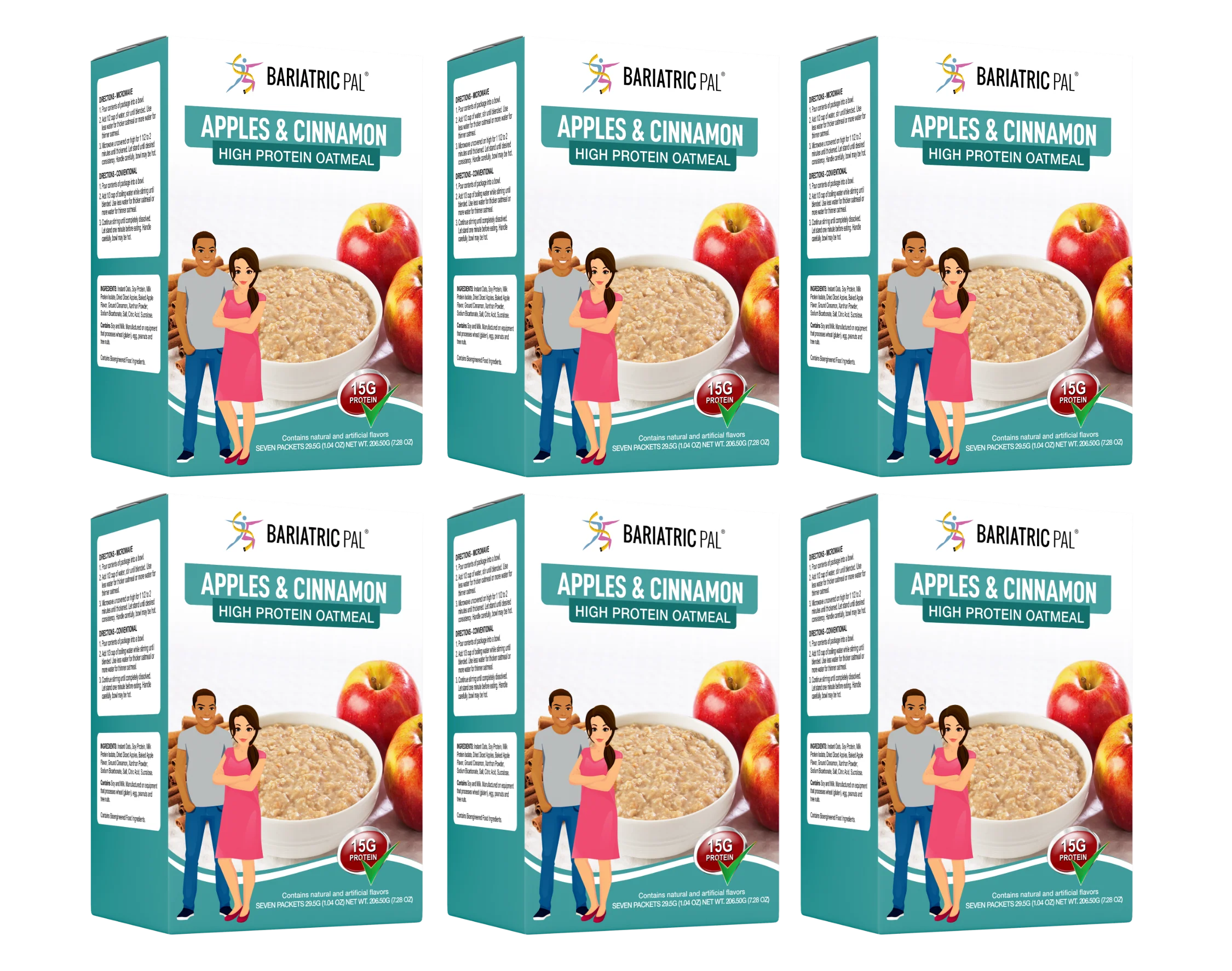 BariatricPal Hot Protein Breakfast - Apple Cinnamon Oatmeal - Image 6
