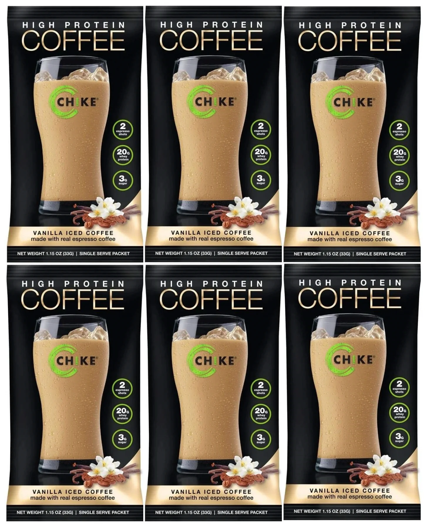 Chike Nutrition High Protein Iced Coffee Single Packets - Image 11