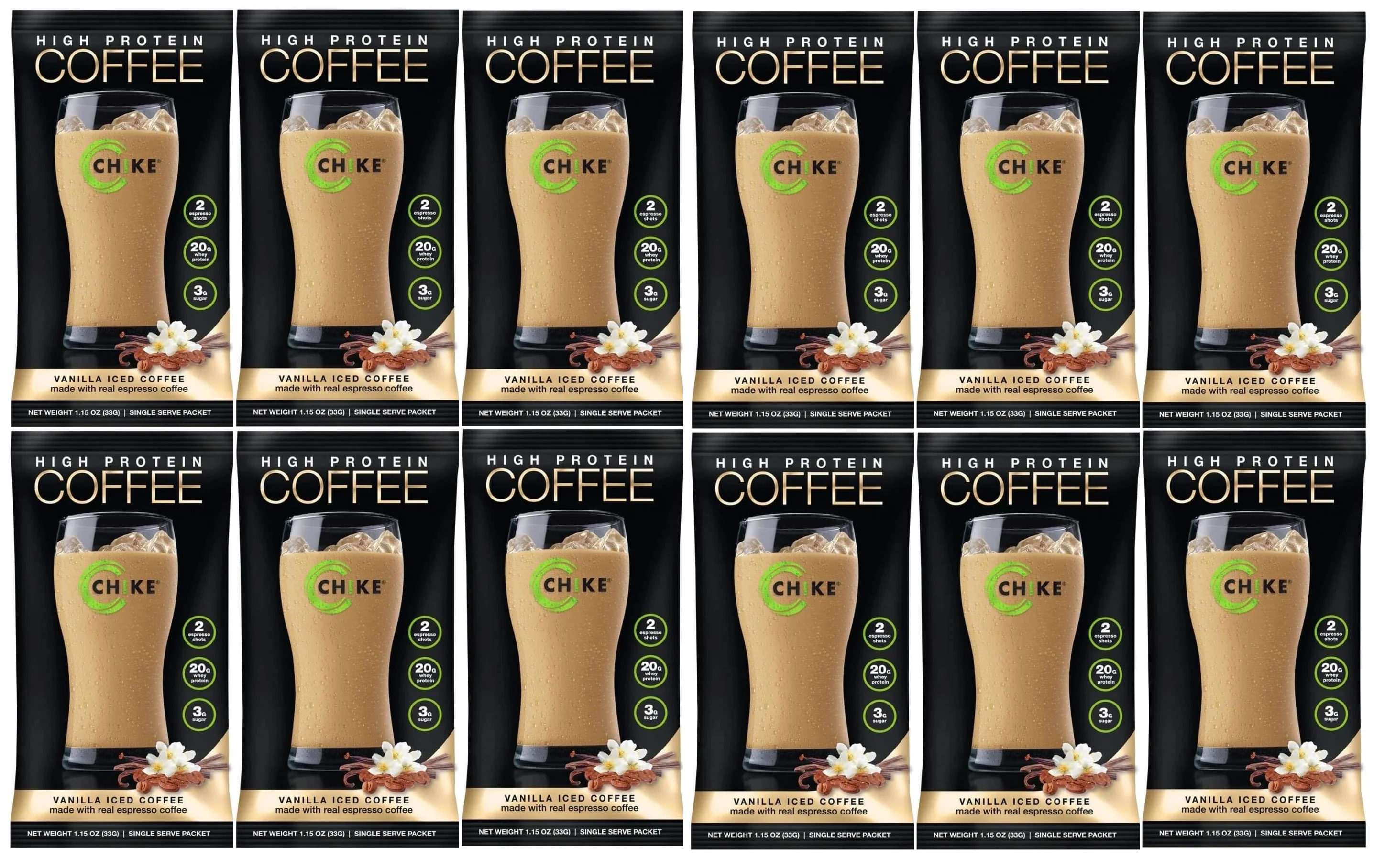 Chike Nutrition High Protein Iced Coffee Single Packets - Image 12