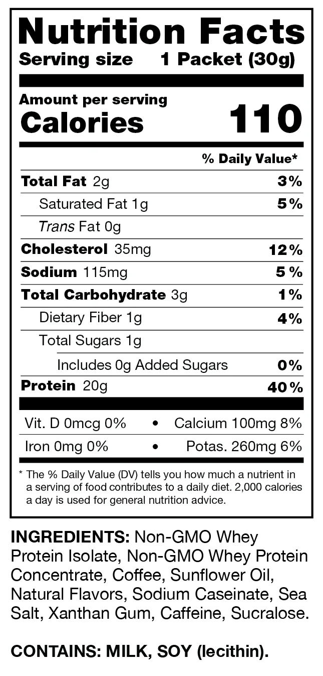 Chike Nutrition High Protein Iced Coffee Single Packets - Image 14