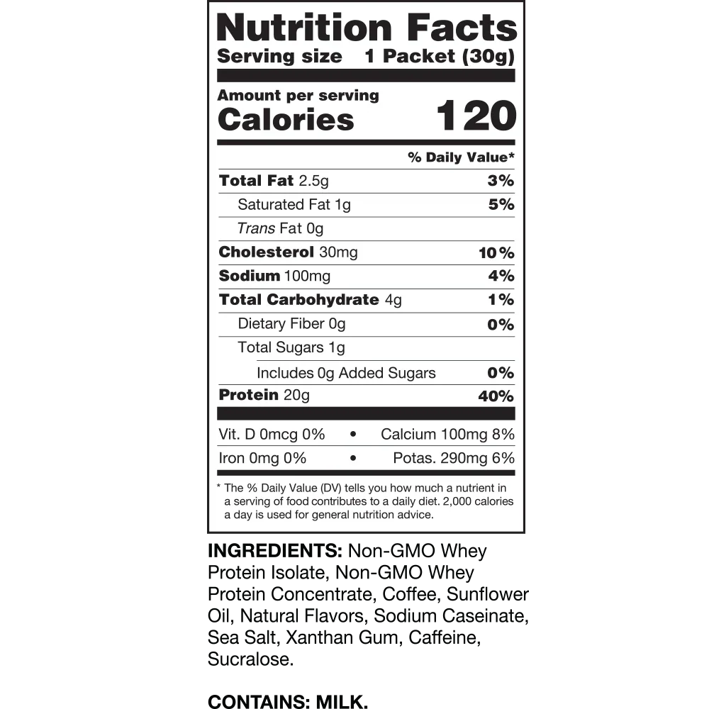 Chike Nutrition High Protein Iced Coffee Single Packets - Image 18