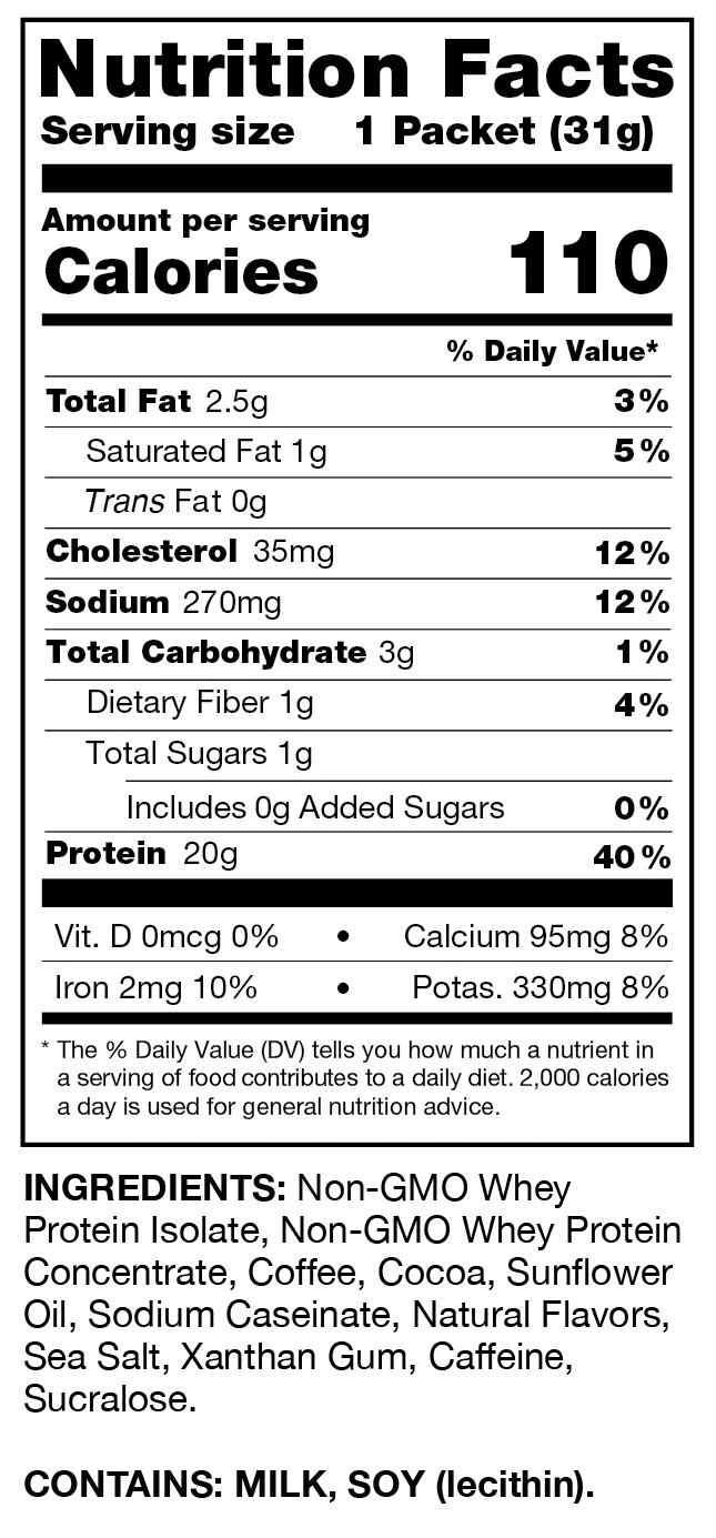 Chike Nutrition High Protein Iced Coffee Single Packets - Image 26