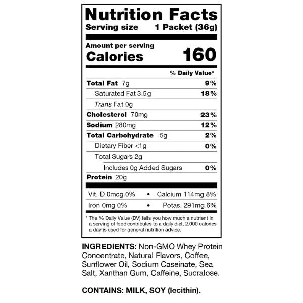 Chike Nutrition High Protein Iced Coffee Single Packets - Image 37
