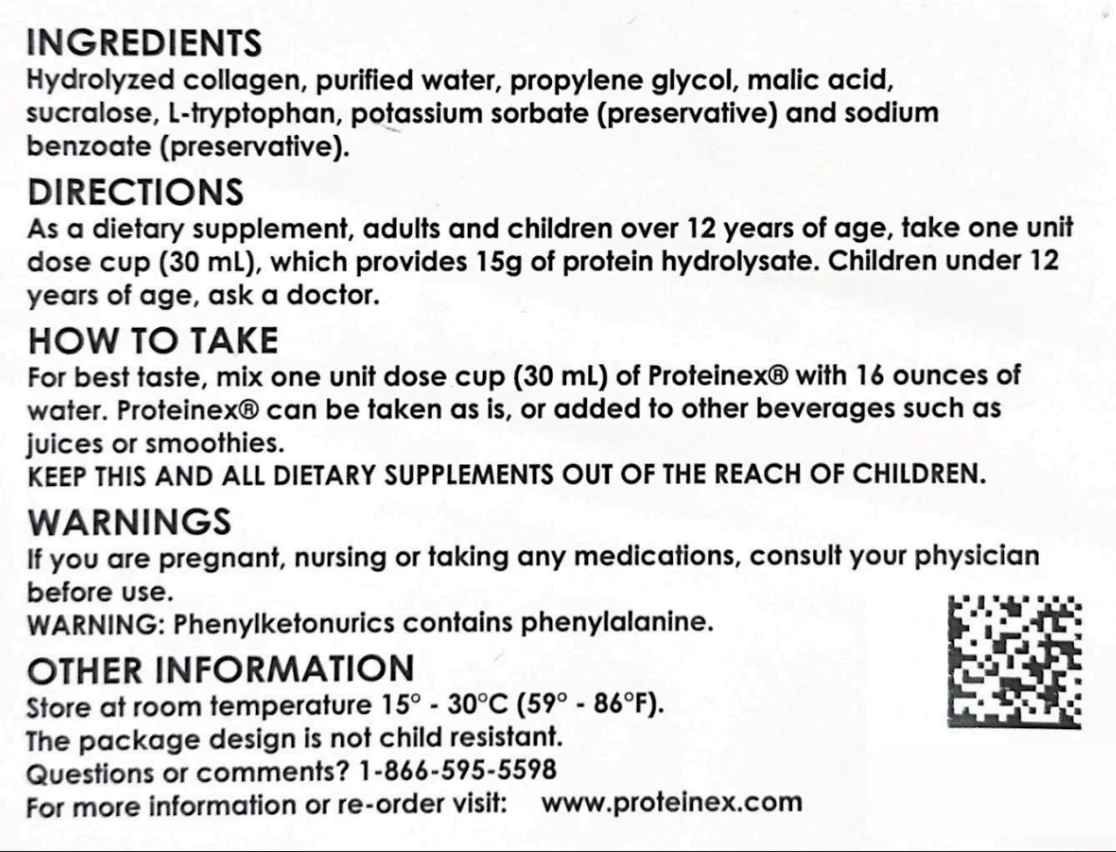 Proteinex 18g Liquid Protein - Image 33