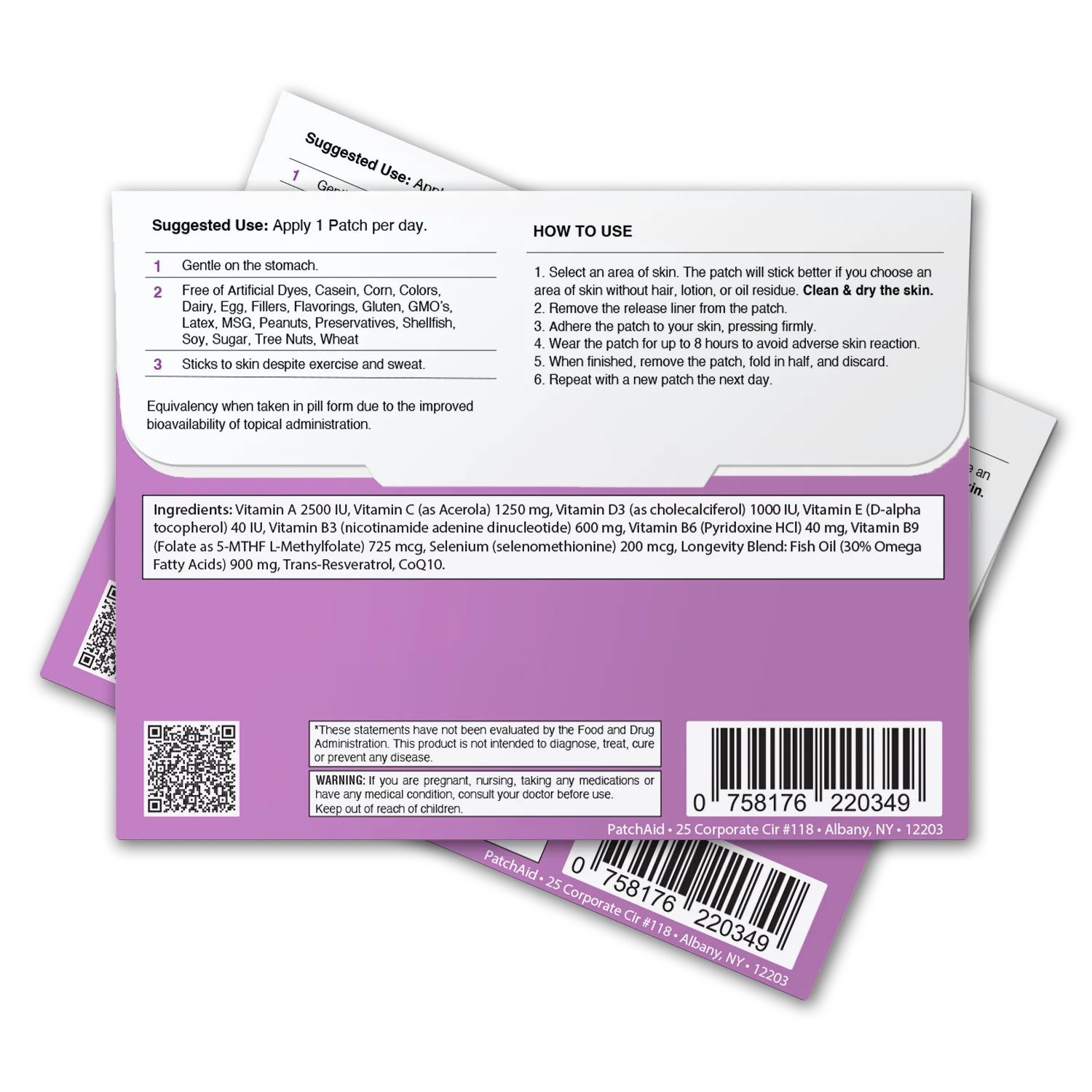 Gastric Band Premium Health Vitamin Patch Pack by PatchAid - Image 7