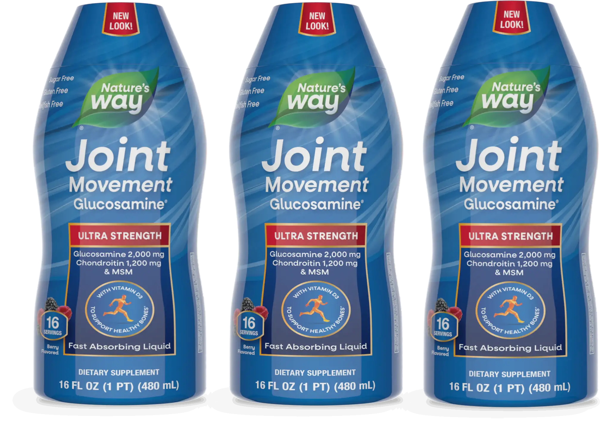 Nature's Way Joint Movement Glucosamine and Chondroitin Liquid - Berry Flavor - Image 5