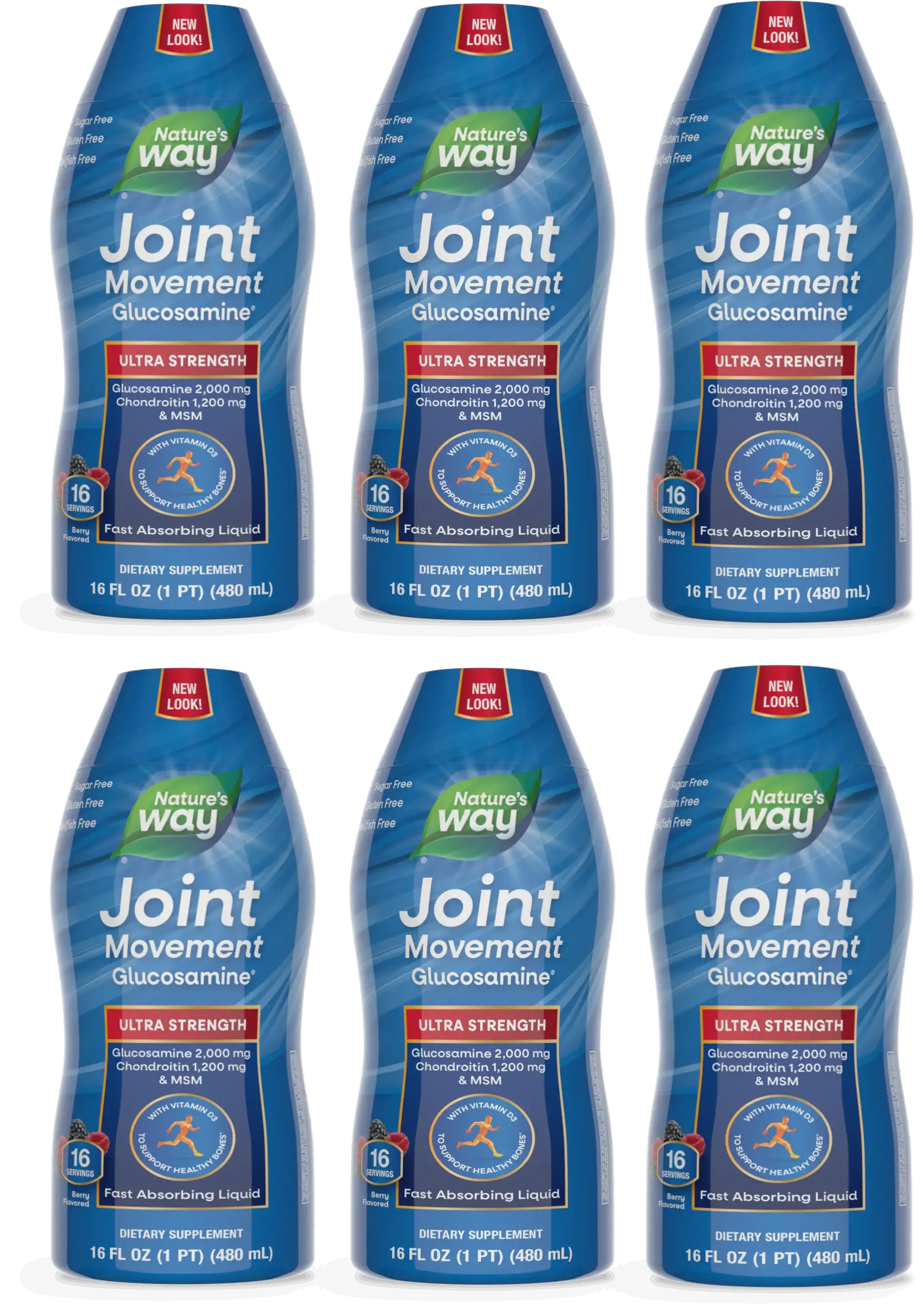 Nature's Way Joint Movement Glucosamine and Chondroitin Liquid - Berry Flavor - Image 6